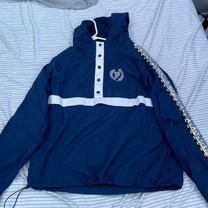 Pink Victoria secret size M/L windbreaker/bomber blue